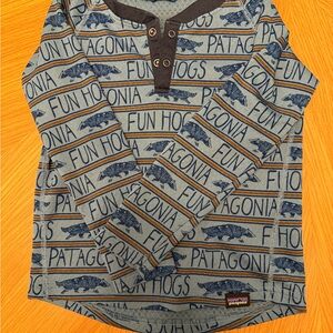 Patagonia Capilene Base-layer set Blue Toddler 4T